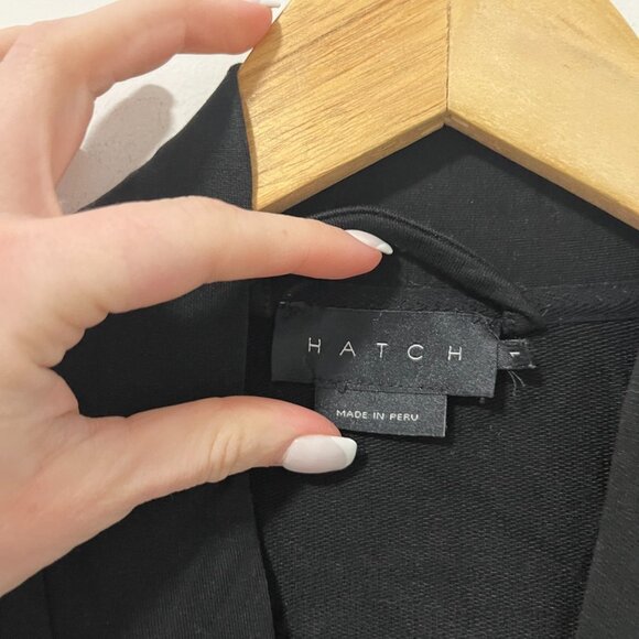 Hatch Black Short Sleeve Maternity Jumpsuit Size 1 - Picture 2 of 7